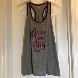 Lg "Nama Stay Home" Yoga Tank Top